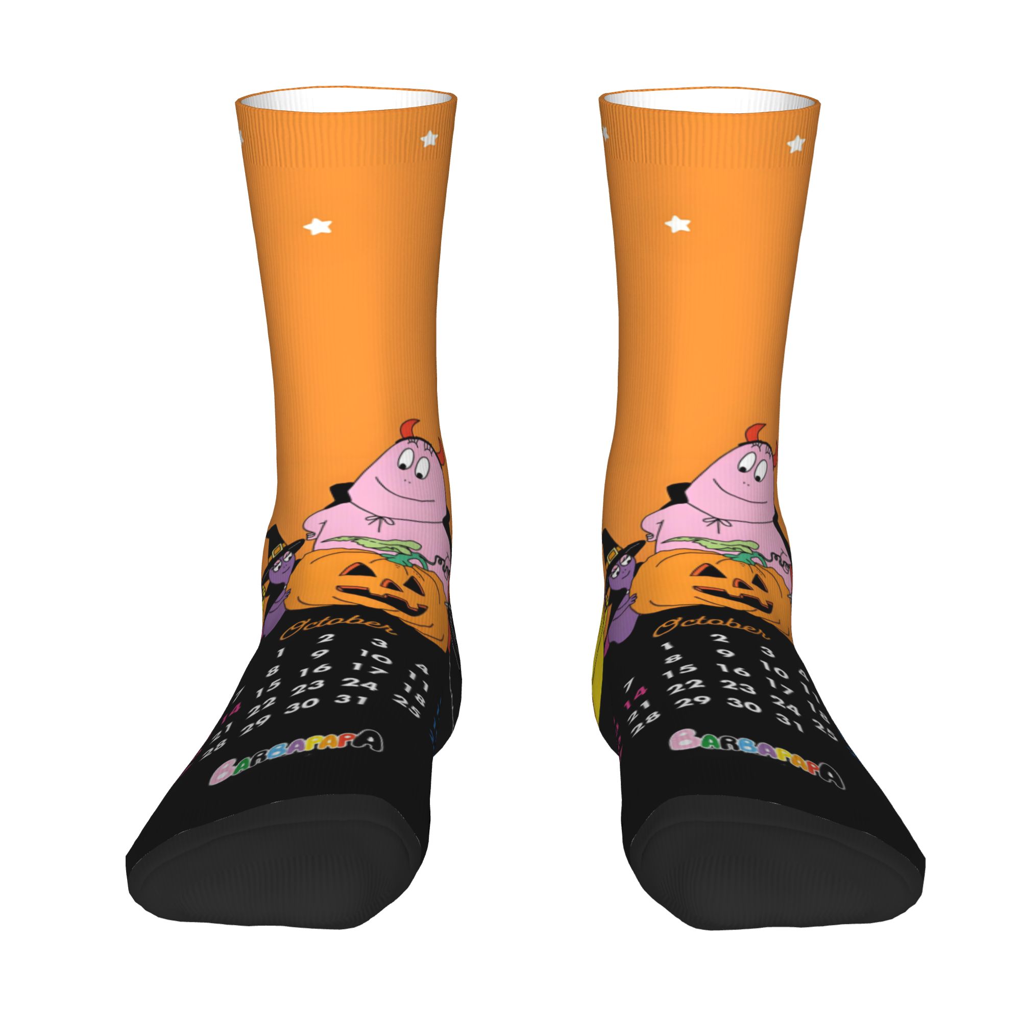 Dress Sock Men - Individuelle Lustige Cartoon-Barbapapa-Tapeten-Socken für Männer und