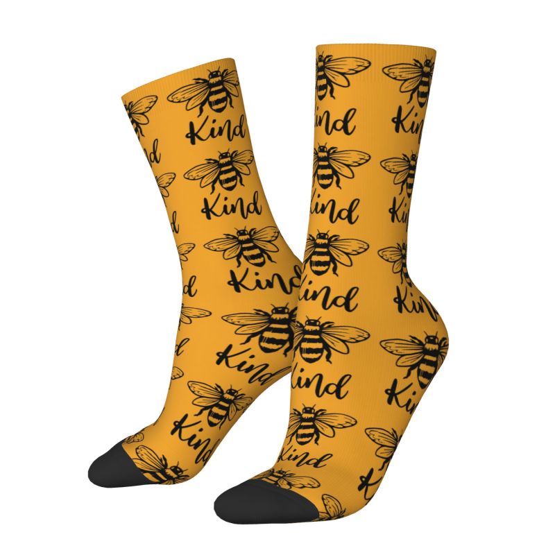 Dress Sock Men - Benutzerdefinierte Honey Bee Herren Crew Socken