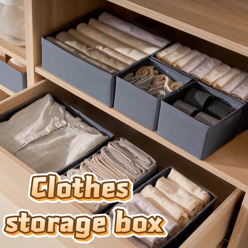 Sock Organizer Tray - Stoff-Unterwäsche-Aufbewahrungsbox, Schubladen-Organizer für die Schrankorganisation und