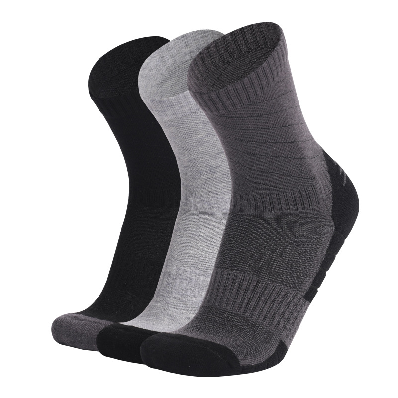 Wool Hiking Sock - 3 Paar Herren-Sportsocken aus Merinowolle, Leistung,