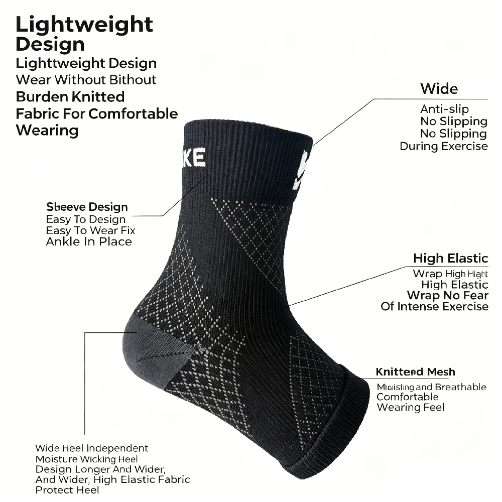 1 Paar Fuß- und Knöchelbandage – Ankle Brace Sock Bewertung und Preis