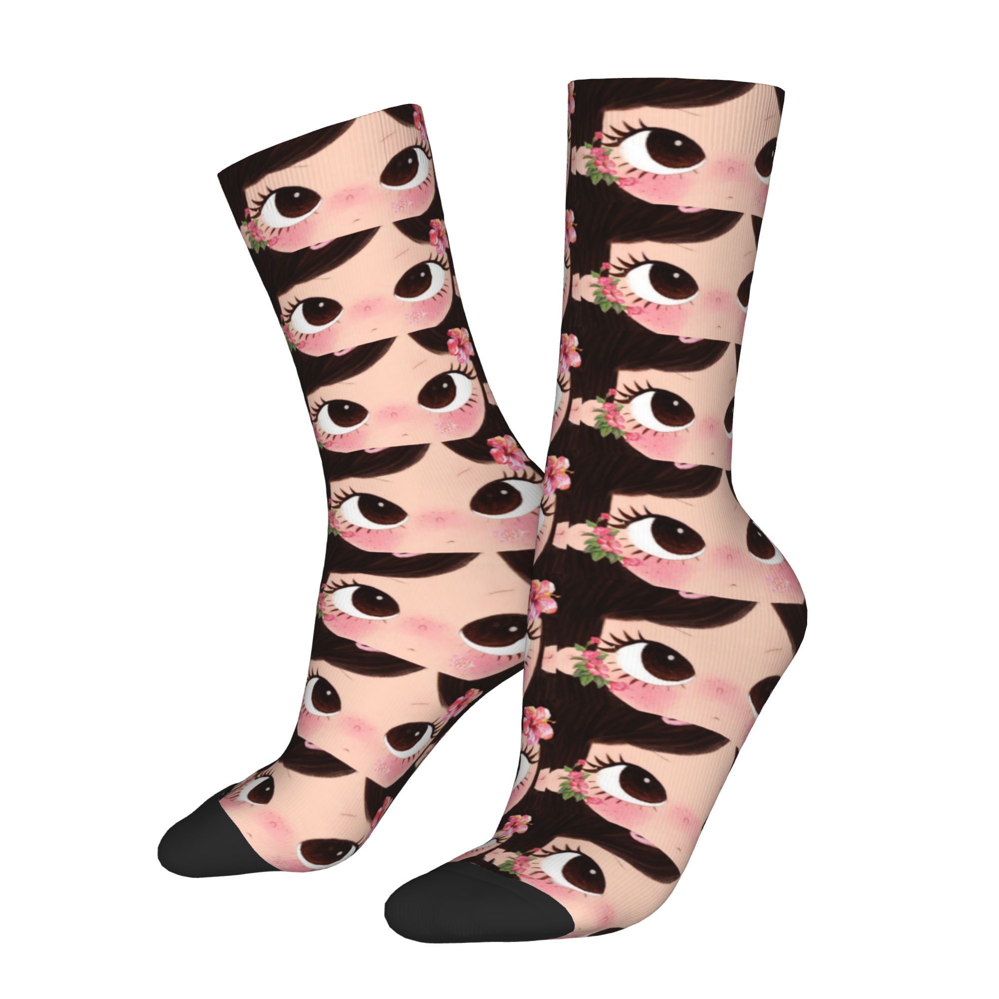 Maßgefertigte Big Eyes Girl Co – Dress Sock Men Bewertung und Preis
