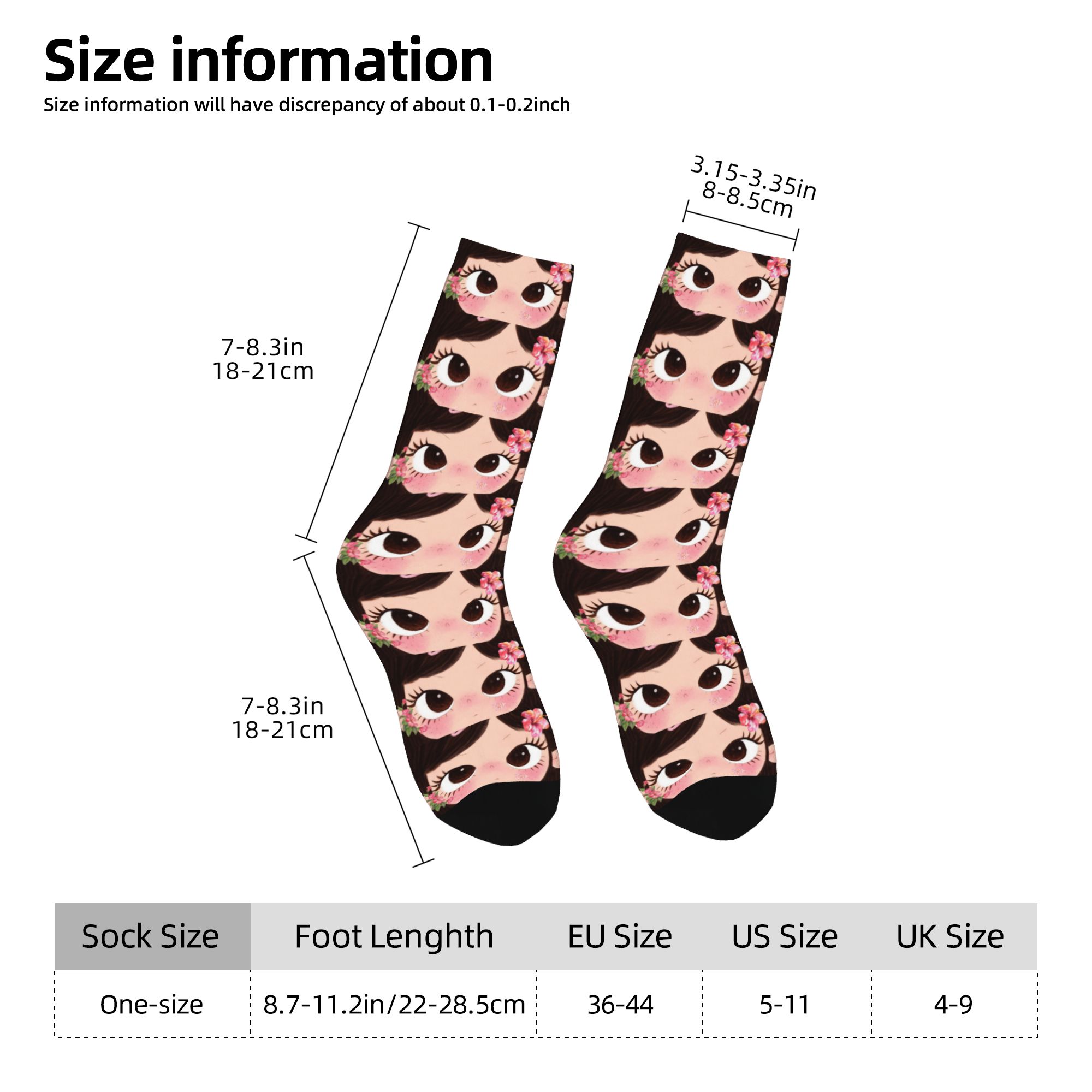 Maßgefertigte Big Eyes Girl Co – Dress Sock Men Bewertung und Preis