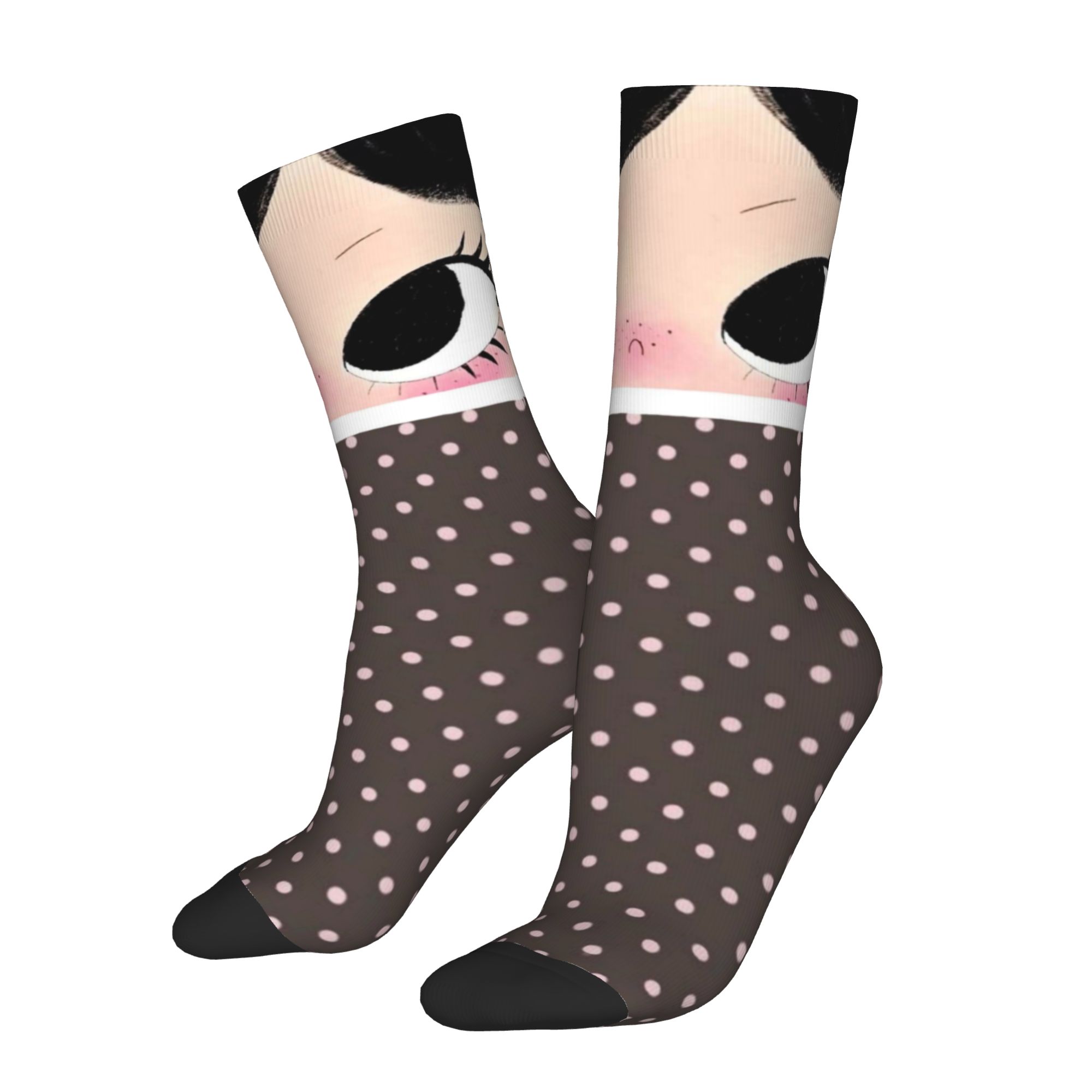 Maßgefertigte Big Eyes Girl Co – Dress Sock Men Bewertung und Preis