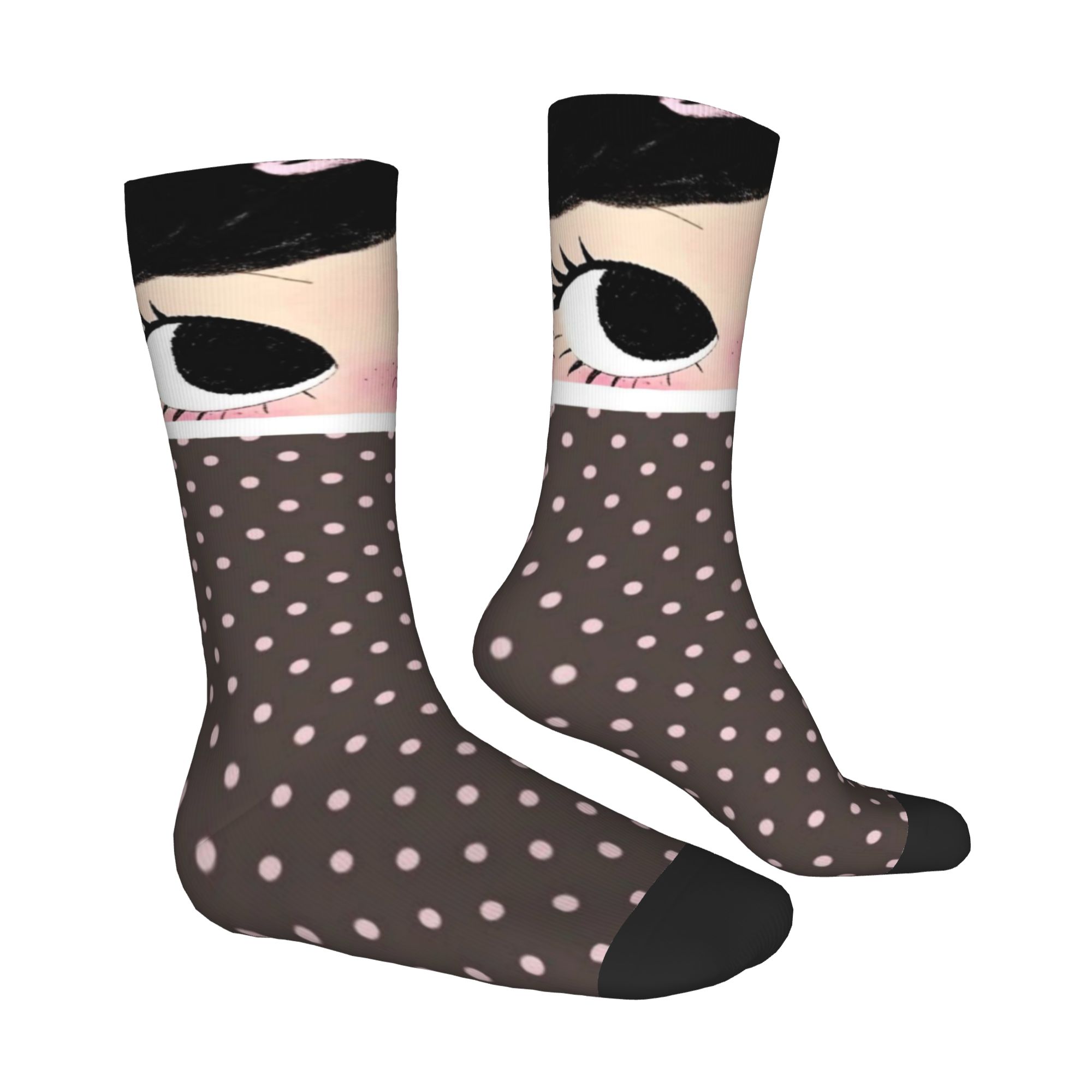 Maßgefertigte Big Eyes Girl Co – Dress Sock Men Bewertung und Preis