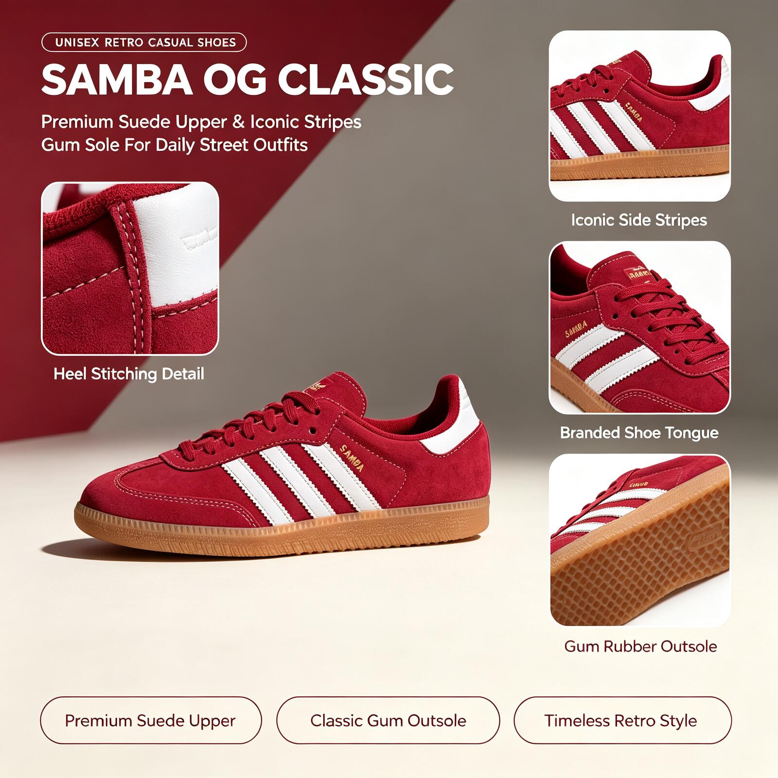 Offizielle Adidas Original SAM – Adidas Shoes Samba Bewertung und Preis